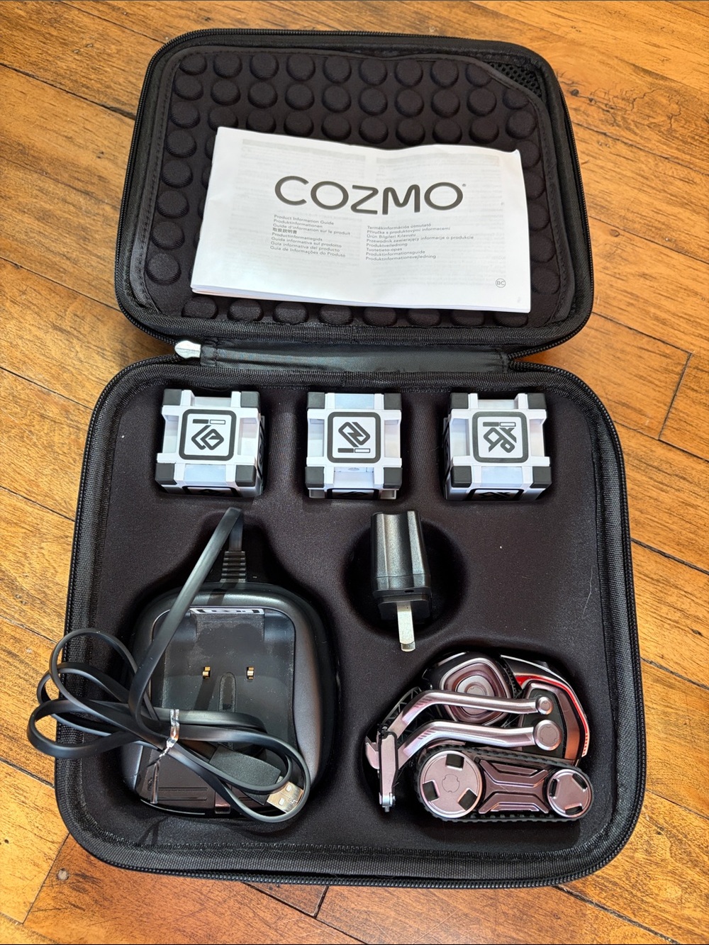 Anki Cozmo Robot with Carry Case - Black & Silver